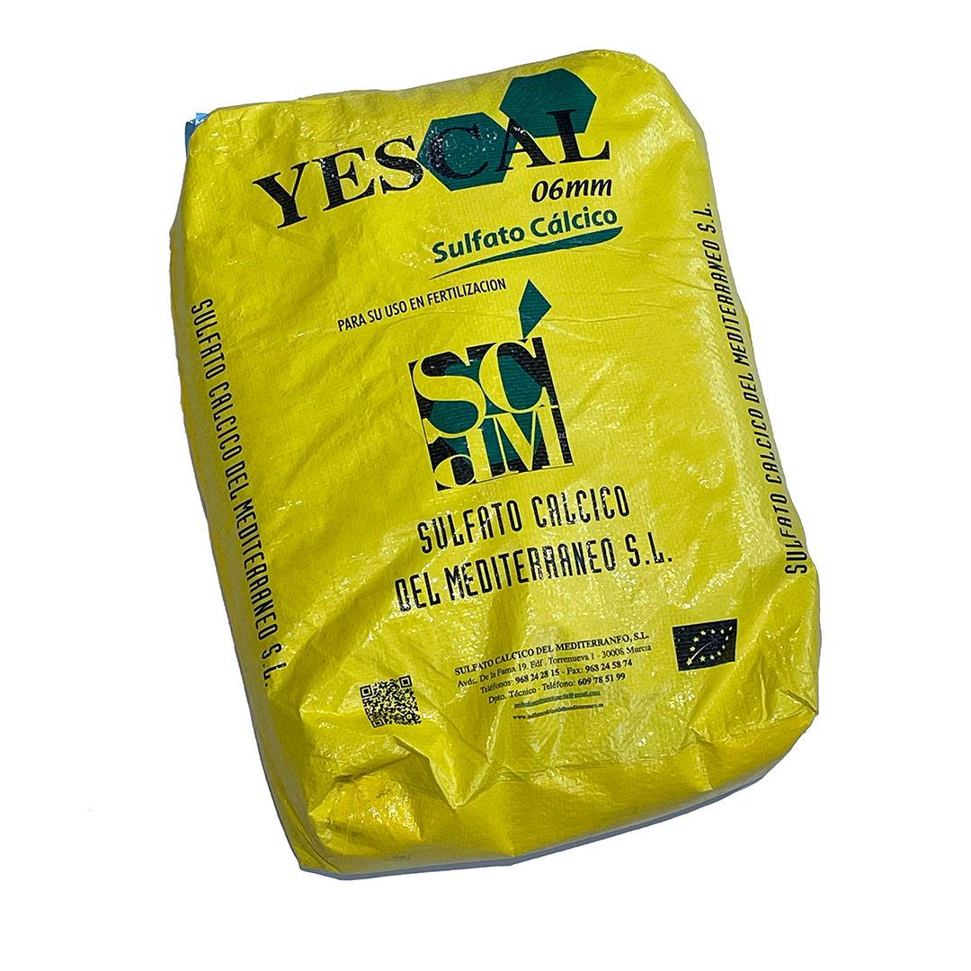 yescal yeso agrícola 06mm 25kg