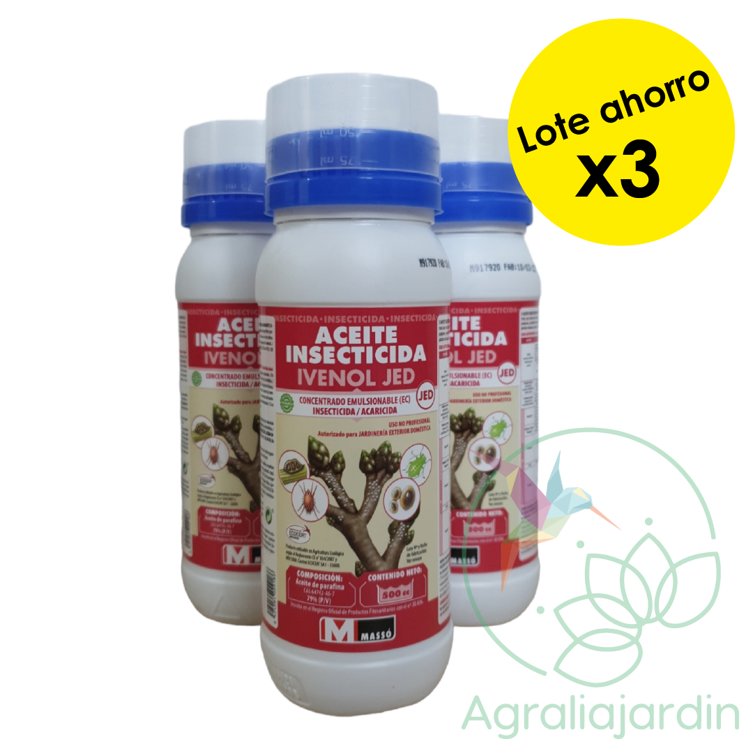 lote ahorro aceite insecticida ivenol 500 Agralia